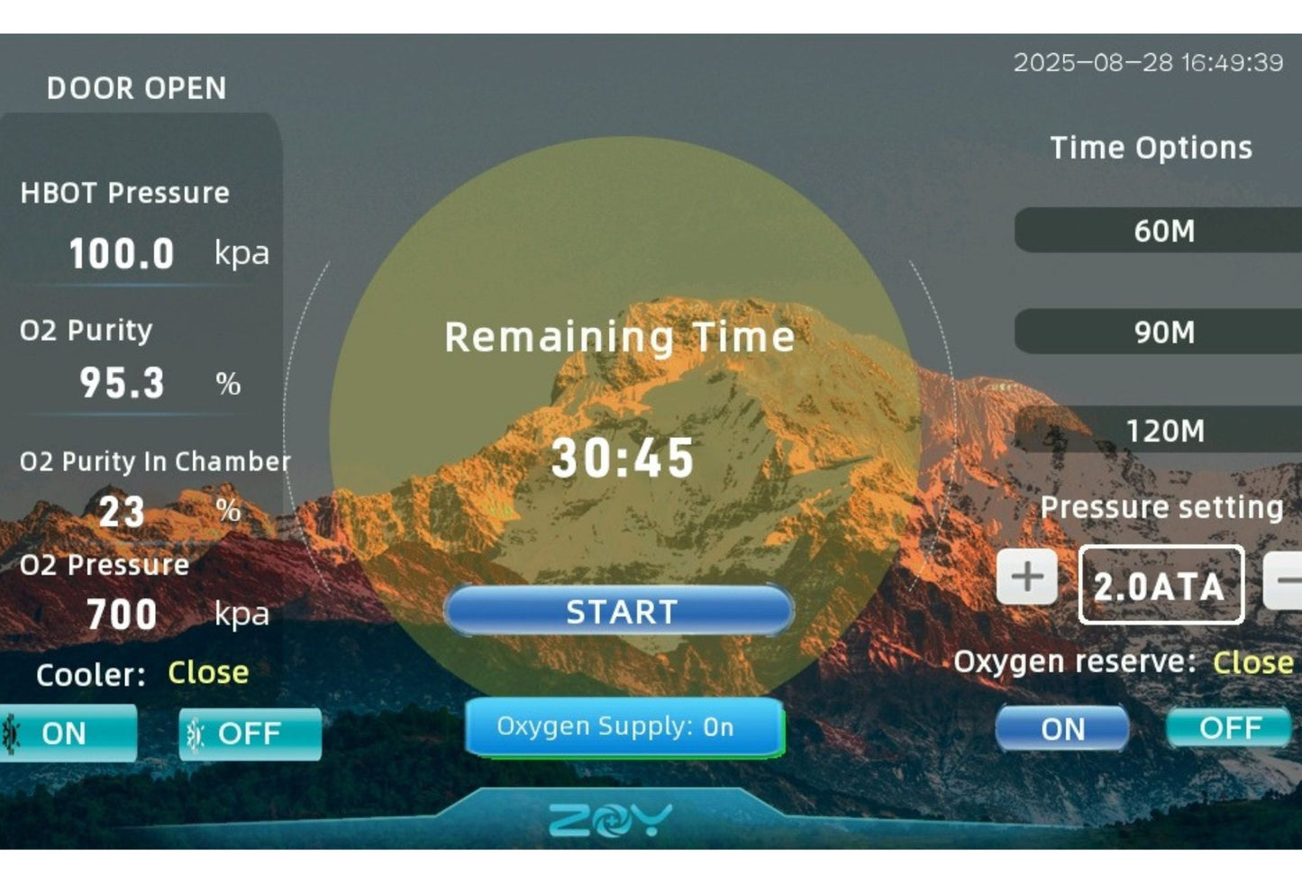 ZOY Si1505 Portable Soft Hyperbaric Oxygen Chamber for Home Recovery