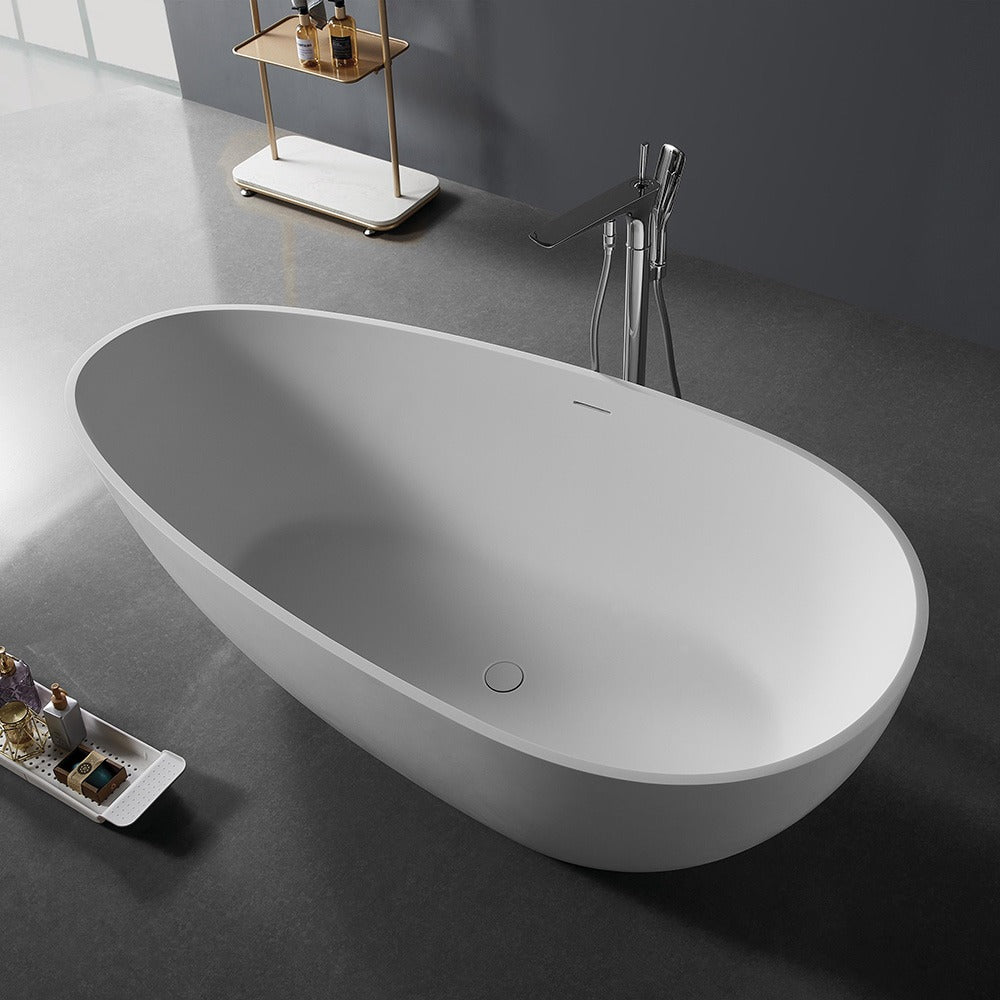 Chateau Celestial™ GD-1005 Stone Soaking Tub – Luxury Deep Bath Experience