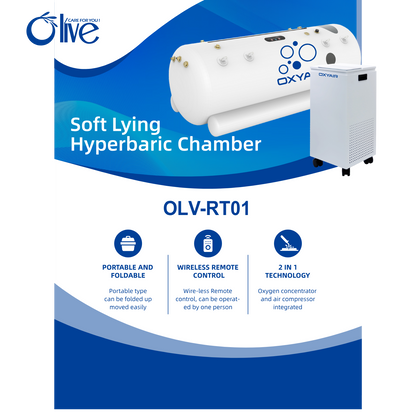 OXYAIR OLV-RT01 Portable Soft Hyperbaric Chamber – Foldable, Home Wellness