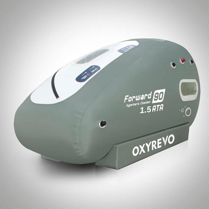 OXYREVO Forward90 Sitting Hyperbaric Chamber—Comfort HBOT at 1.2–1.5 ATA