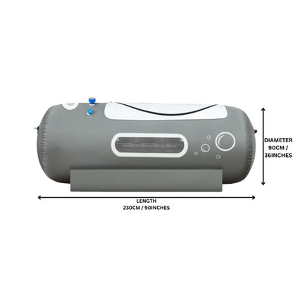 OXYREVO Elite Home Soft Hyperbaric Chamber | Quiet Adjustable 1.4 ATA HBOT