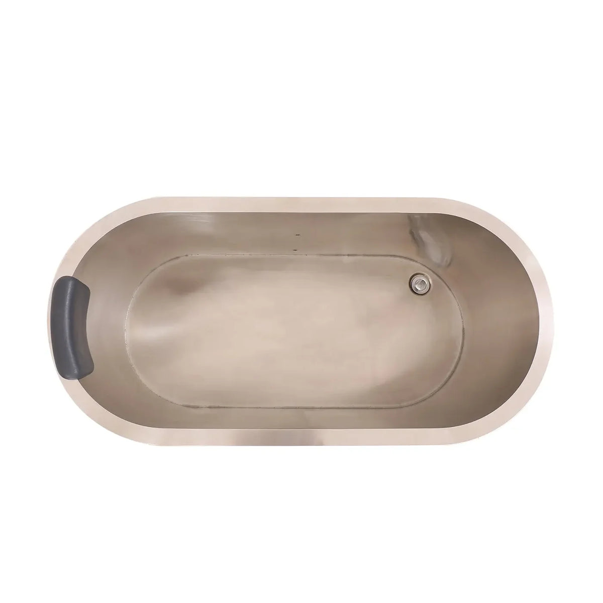 Chateau Celestial U-Shape Red Ergonomic Cold Plunge with Chiller & Cover