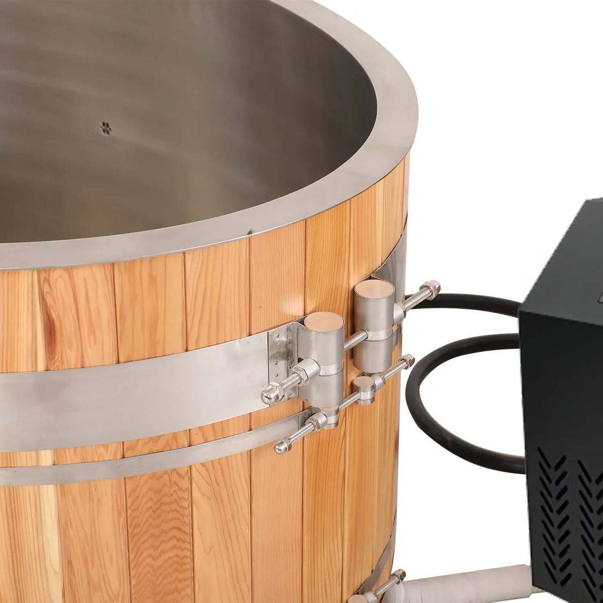 Chateau Celestial Premium Cedar Cold Plunge Tub with 1HP Chiller