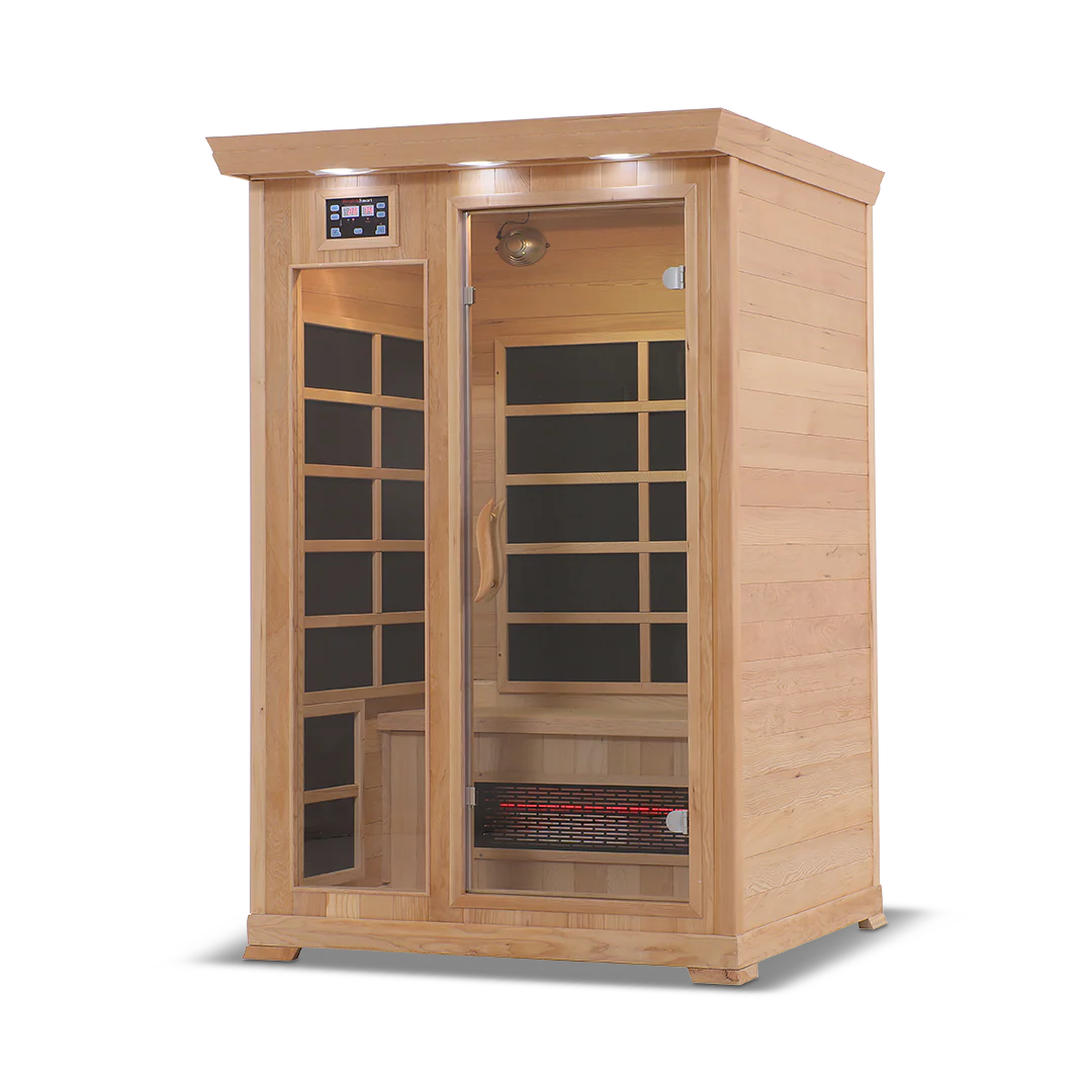 The HealthSmart 2 Person Infrared Sauna for Home Wellness