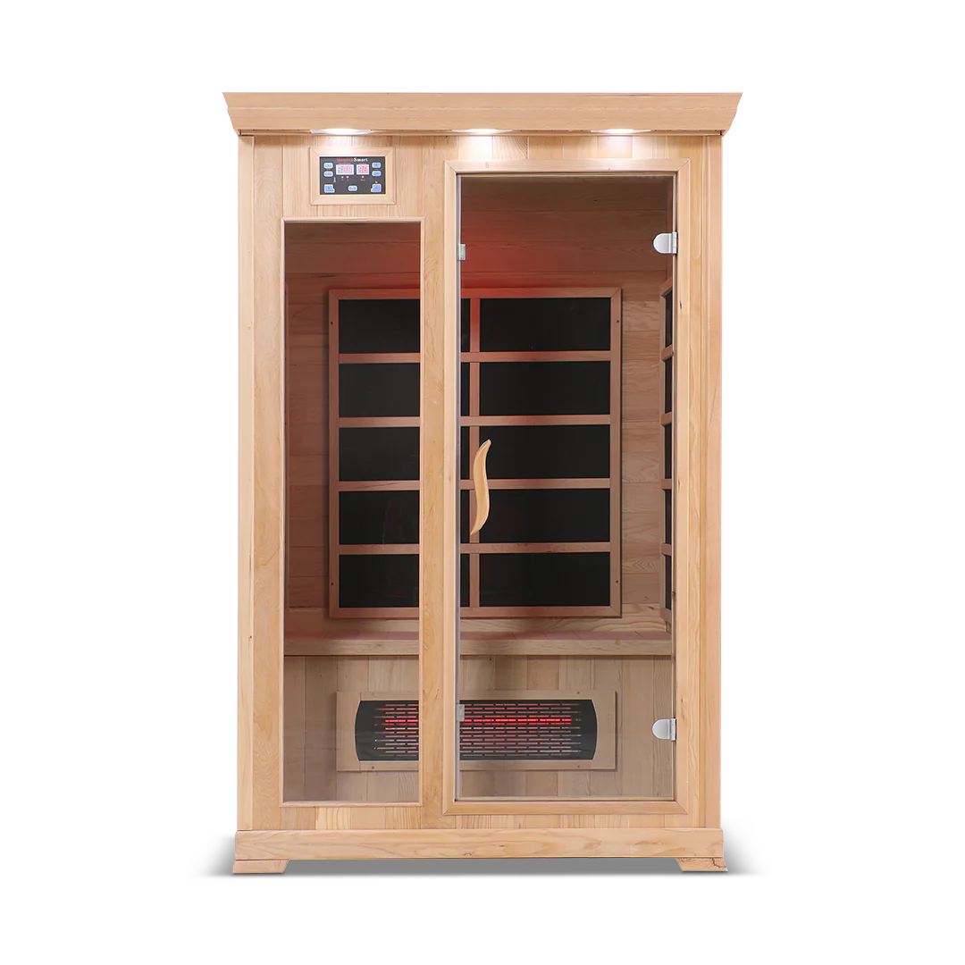 The HealthSmart 2 Person Infrared Sauna for Home Wellness