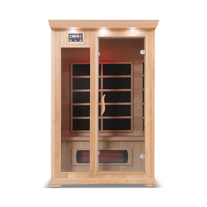 The HealthSmart 2 Person Infrared Sauna for Home Wellness