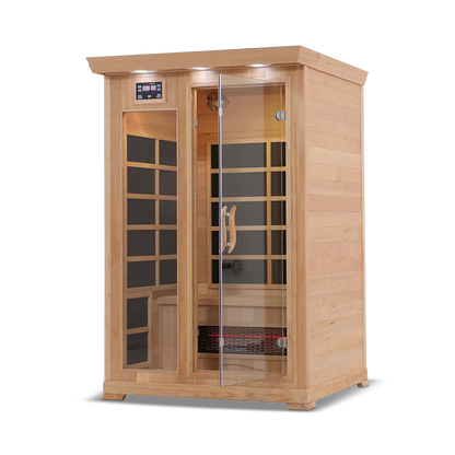The HealthSmart 2 Person Infrared Sauna for Home Wellness