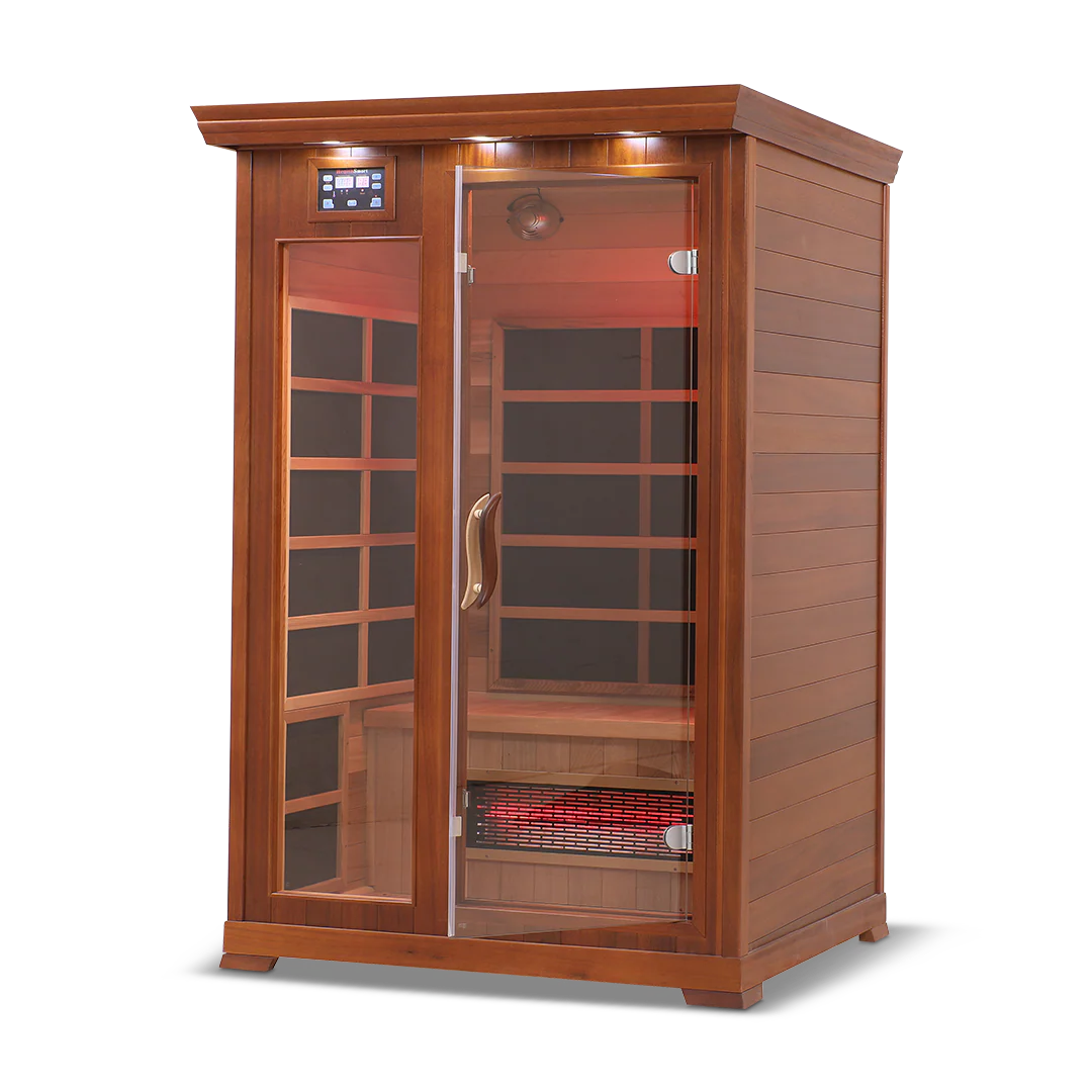 The HealthSmart 2 Person Infrared Sauna for Home Wellness