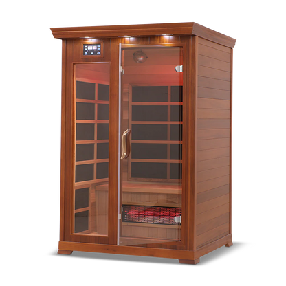 The HealthSmart 2 Person Infrared Sauna for Home Wellness