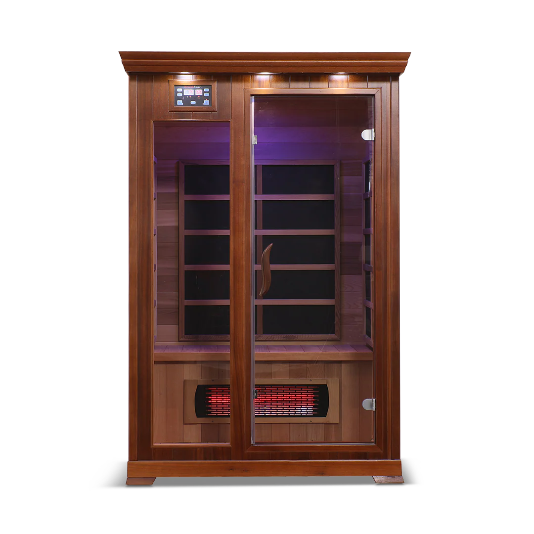 The HealthSmart 2 Person Infrared Sauna for Home Wellness