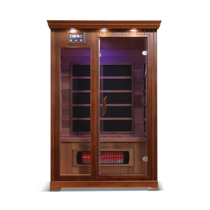 The HealthSmart 2 Person Infrared Sauna for Home Wellness