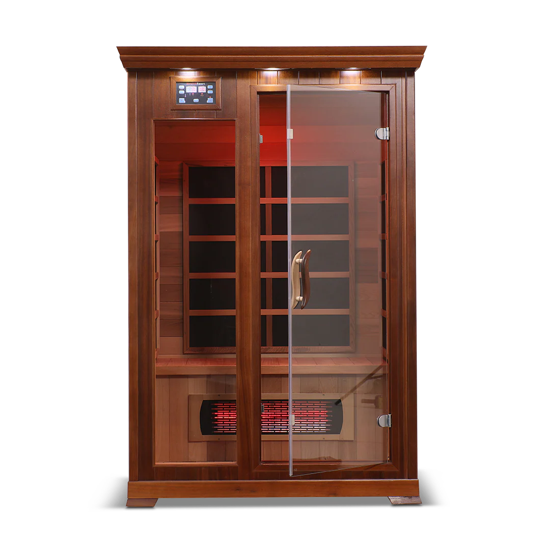 The HealthSmart 2 Person Infrared Sauna for Home Wellness