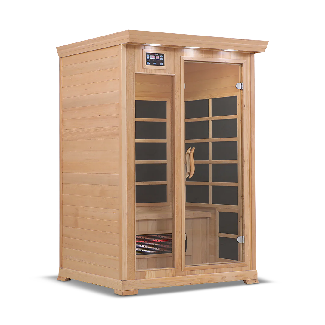 The HealthSmart 2 Person Infrared Sauna for Home Wellness