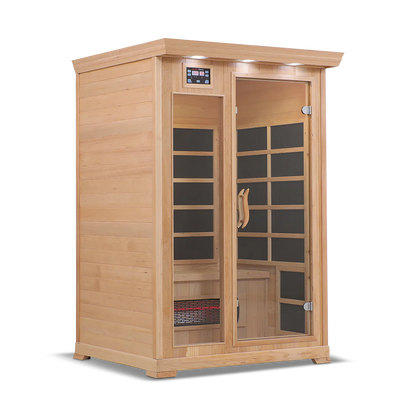 The HealthSmart 2 Person Infrared Sauna for Home Wellness
