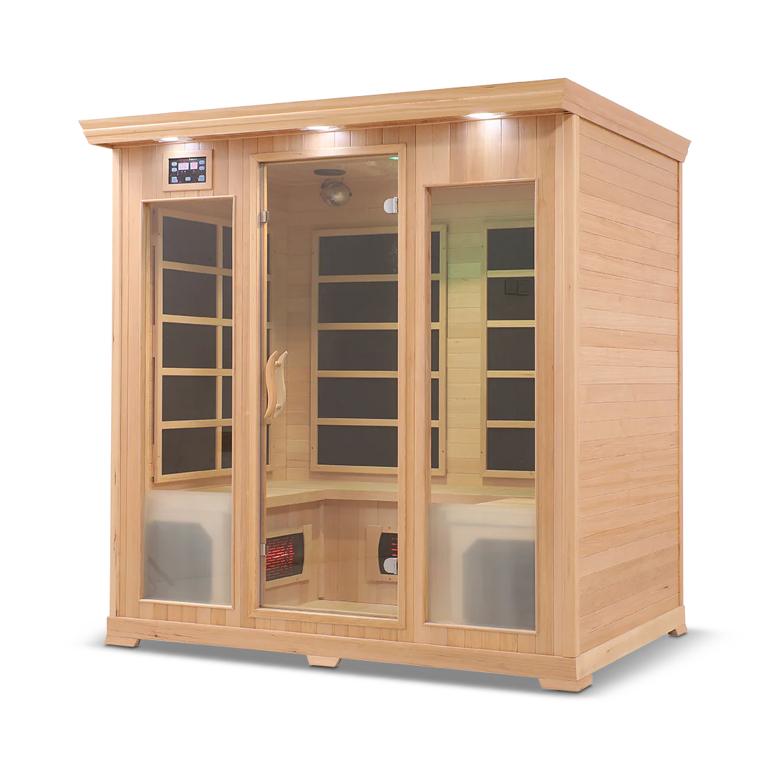 The HealthSmart 4-Person Full Spectrum Infrared Sauna.