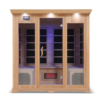 The HealthSmart 4-Person Full Spectrum Infrared Sauna.