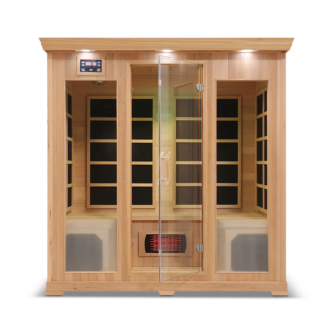 The HealthSmart 4-Person Full Spectrum Infrared Sauna.