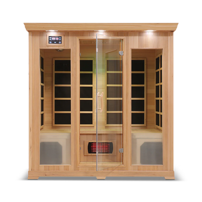 The HealthSmart 4-Person Full Spectrum Infrared Sauna.