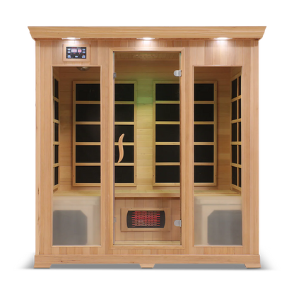 The HealthSmart 4-Person Full Spectrum Infrared Sauna.