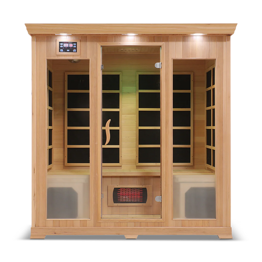The HealthSmart 4-Person Full Spectrum Infrared Sauna.