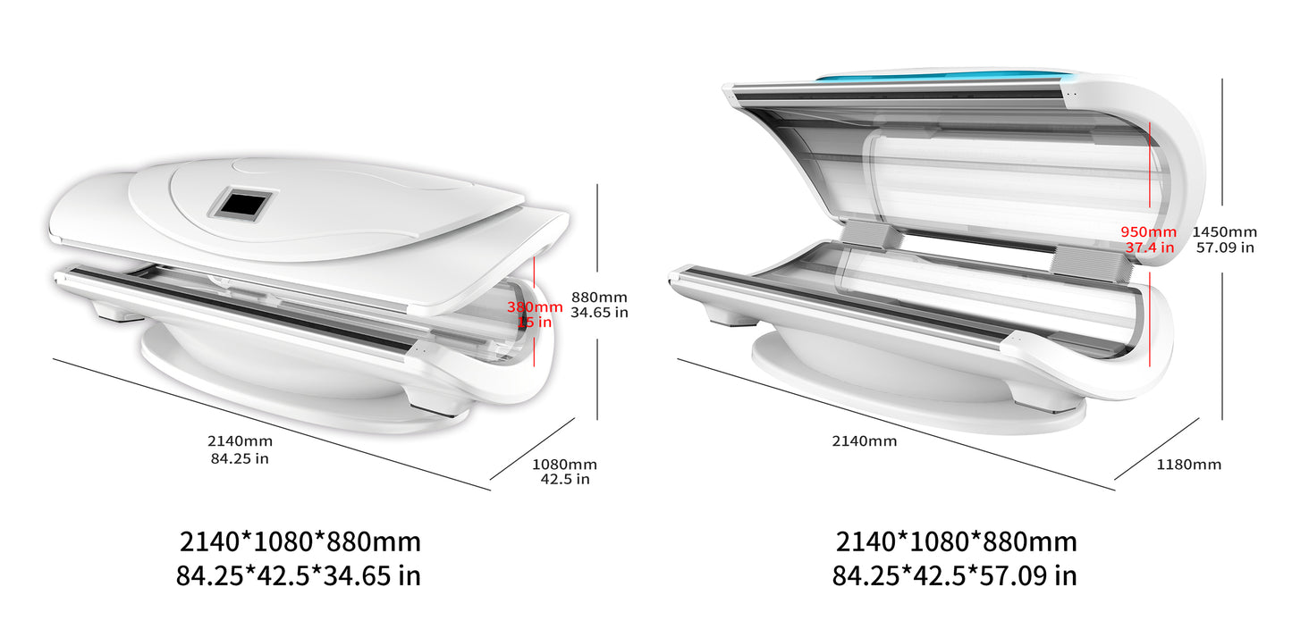 Non-Invasive Muscle Support Full Body Red Light Therapy Bed