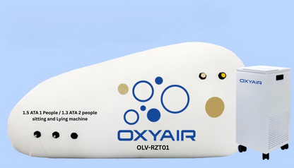 OXYAIR OLV-RZT01 Dual person Soft Sitting Hyperbaric Chamber for Home Wellness