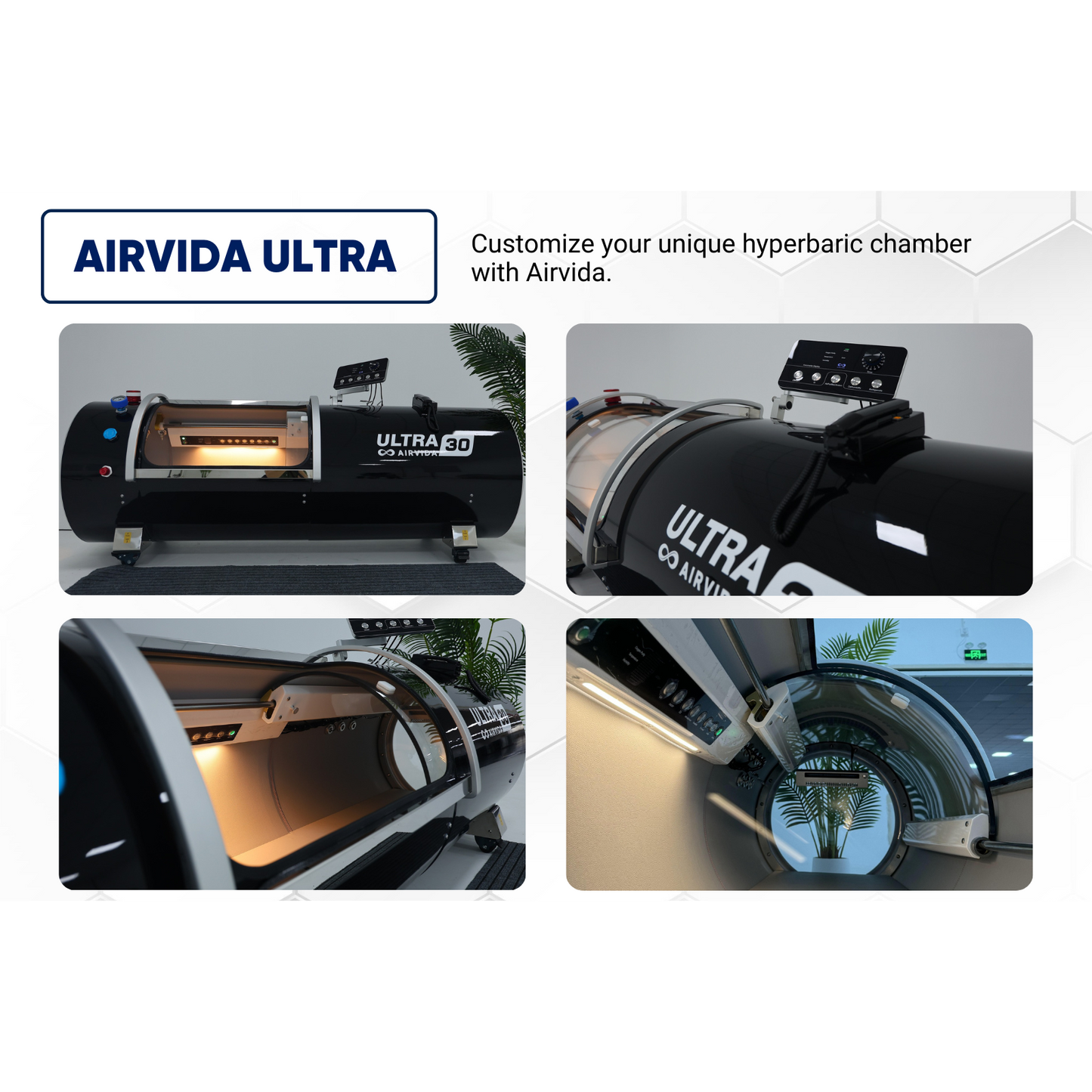 AIRVIDA Ultra 1.3-2.0 ATA Chamber for Deep Recovery & Cellular Repair