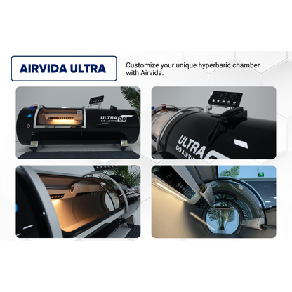 AIRVIDA Ultra 1.3-2.0 ATA Chamber for Deep Recovery & Cellular Repair