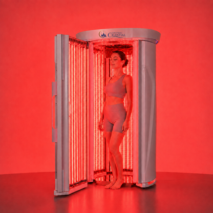 Chateau Celestial M11 Full-Body Red & Near-Infrared Light Therapy Booth for Wellness, and Healthy-Looking Skin by Merican