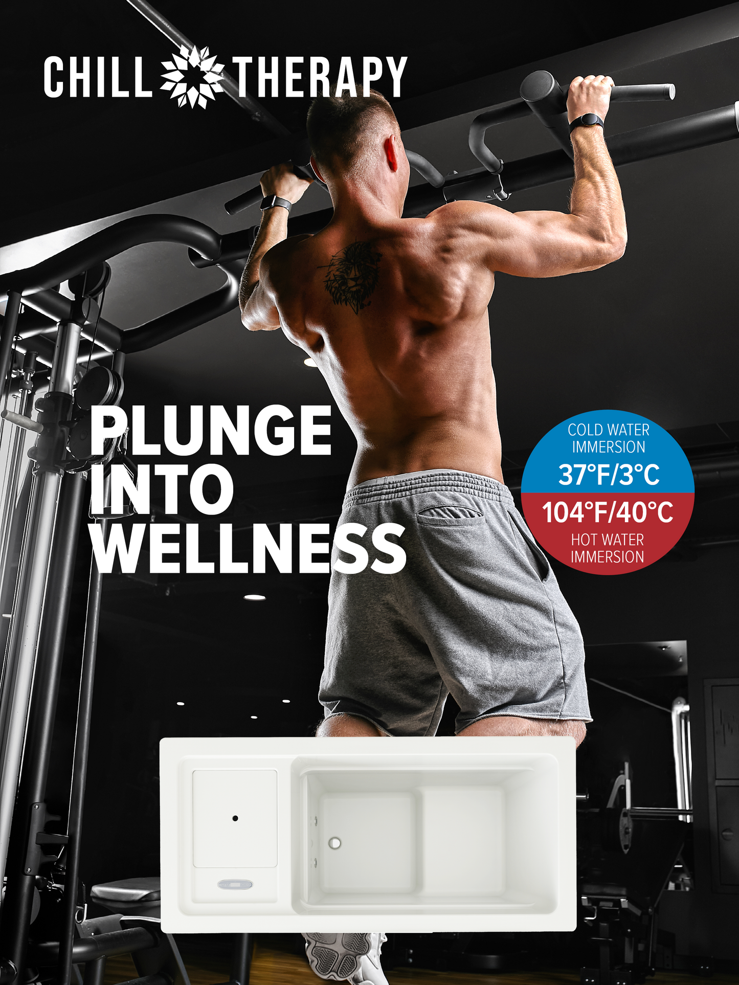 Cyanna Valley Chill Therapy™ Cold Plunge + Spa Combo | 37°F–104°F Recovery System