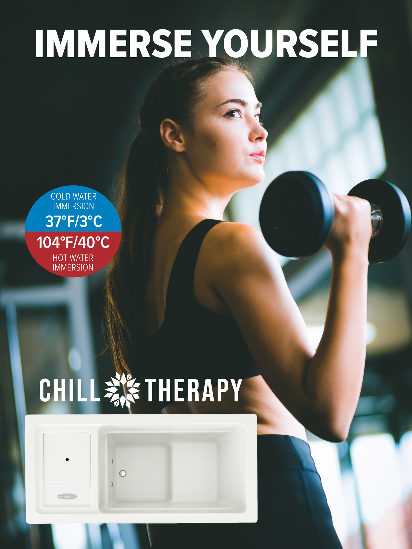 Cyanna Valley Chill Therapy™ Cold Plunge + Spa Combo | 37°F–104°F Recovery System