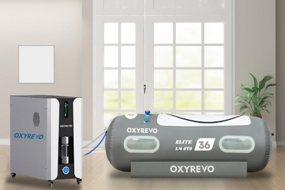 OXYREVO Elite Home Soft Hyperbaric Chamber | Quiet Adjustable 1.4 ATA HBOT