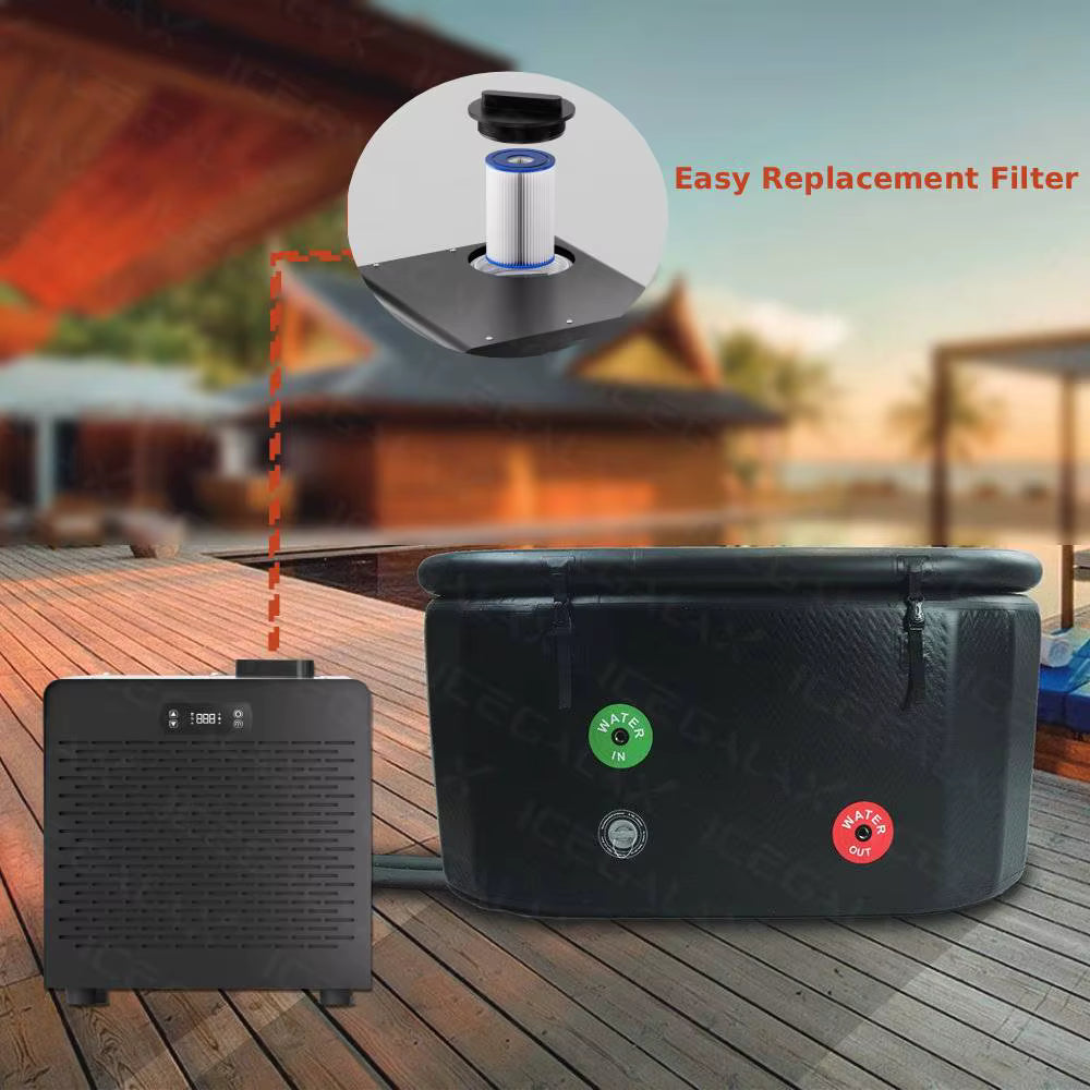 Chateau Celestial™ Portable, Angled Cold Plunge System