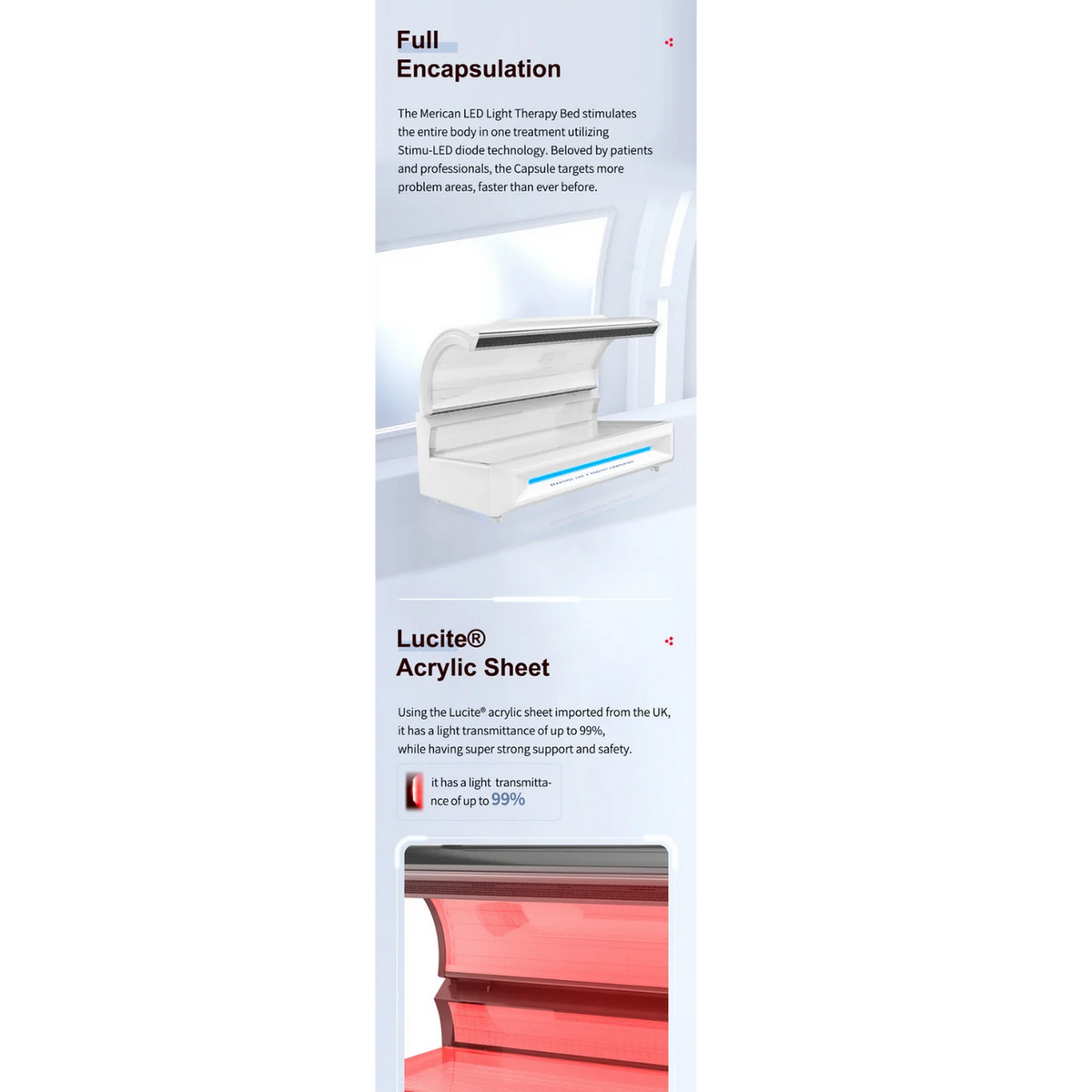 Chateau Celestial M6NPlus Radiance Red Light Therapy Bed, Full-Body Healing & Recovery