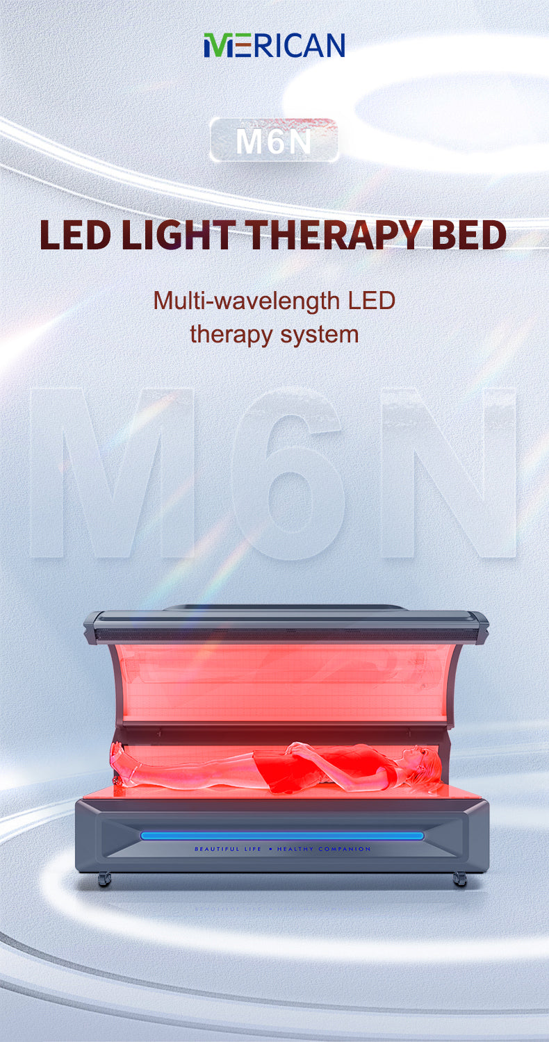 MERICAN M6NPlus Radiance Red Light Therapy Bed, Full-Body Healing & Recovery
