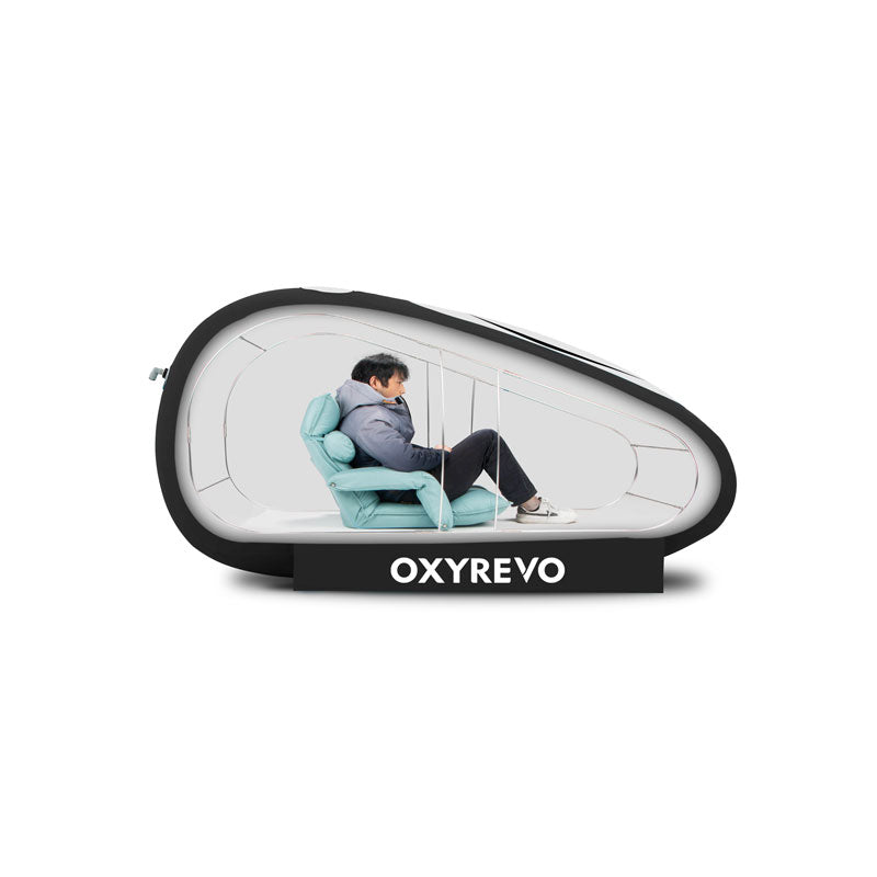 OXYREVO Forward90 Sitting Hyperbaric Chamber—Comfort HBOT at 1.2–1.5 ATA