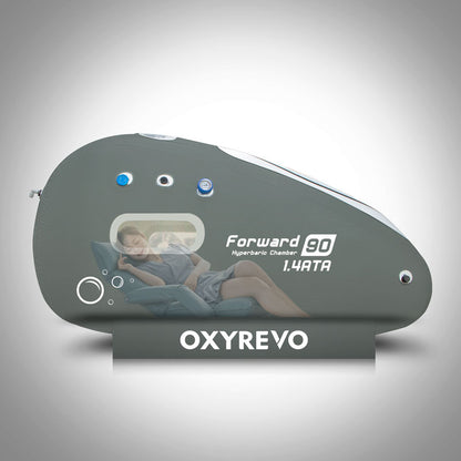 OXYREVO Forward90 Sitting Hyperbaric Chamber—Comfort HBOT at 1.2–1.5 ATA
