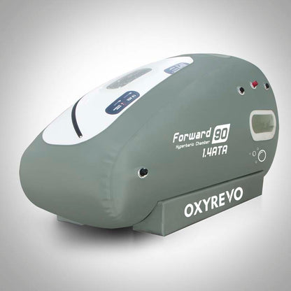 OXYREVO Forward90 Sitting Hyperbaric Chamber—Comfort HBOT at 1.2–1.5 ATA
