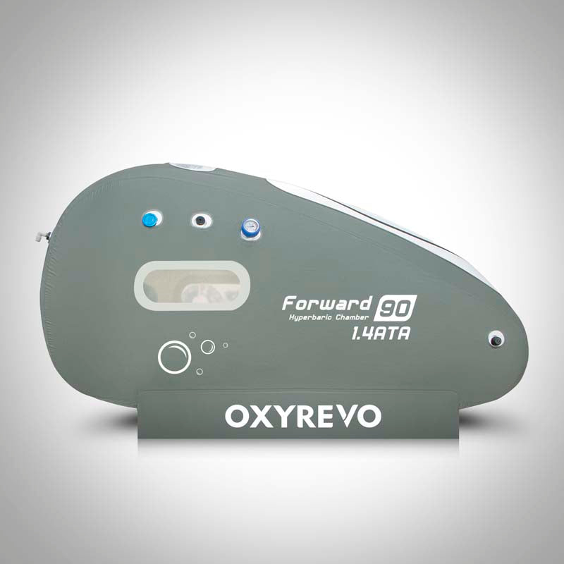 OXYREVO Forward90 Sitting Hyperbaric Chamber—Comfort HBOT at 1.2–1.5 ATA