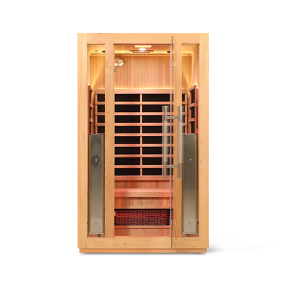 The HealthSmart 2-Person Full Spectrum "smart" WIFI Infrared Sauna