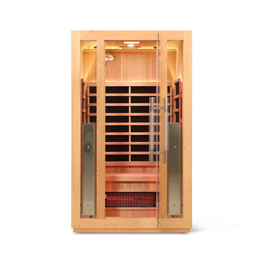 The HealthSmart 2-Person Full Spectrum "smart" WIFI Infrared Sauna