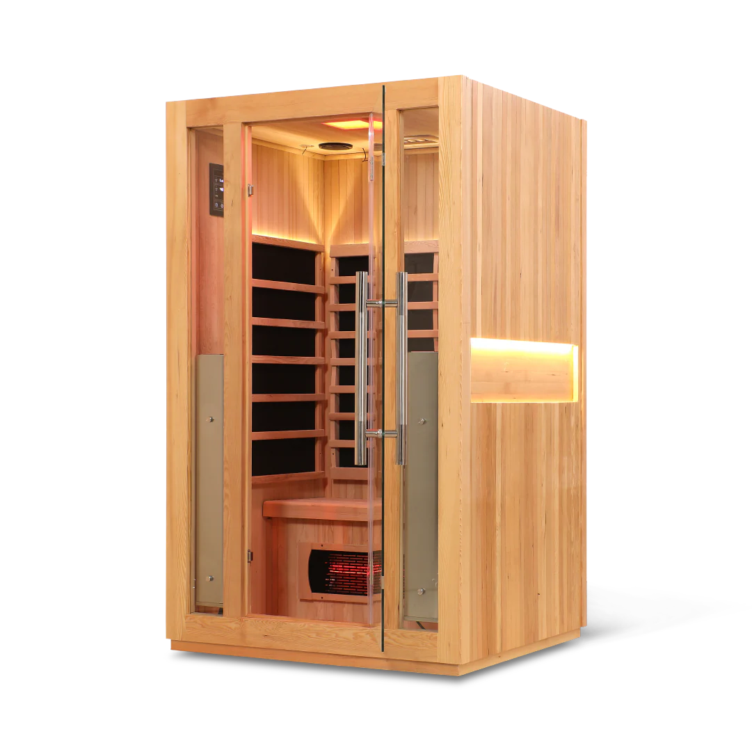 The HealthSmart 2-Person Full Spectrum "smart" WIFI Infrared Sauna