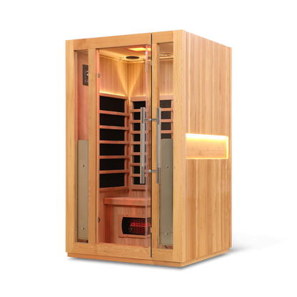 The HealthSmart 2-Person Full Spectrum "smart" WIFI Infrared Sauna