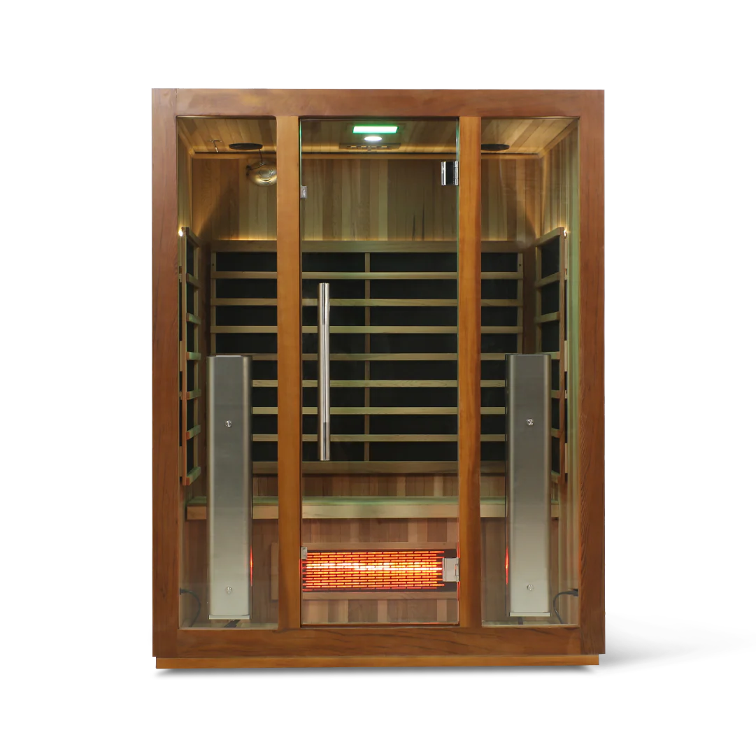 The HealthSmart 3-Person Full Spectrum "smart" WIFI Infrared Sauna