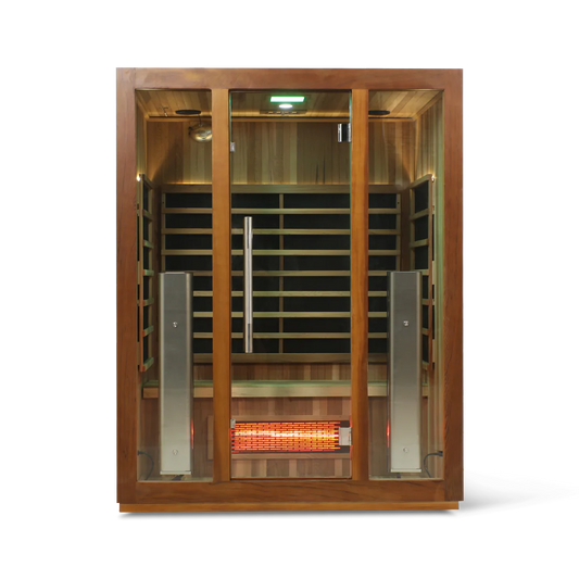The HealthSmart 3-Person Full Spectrum "smart" WIFI Infrared Sauna
