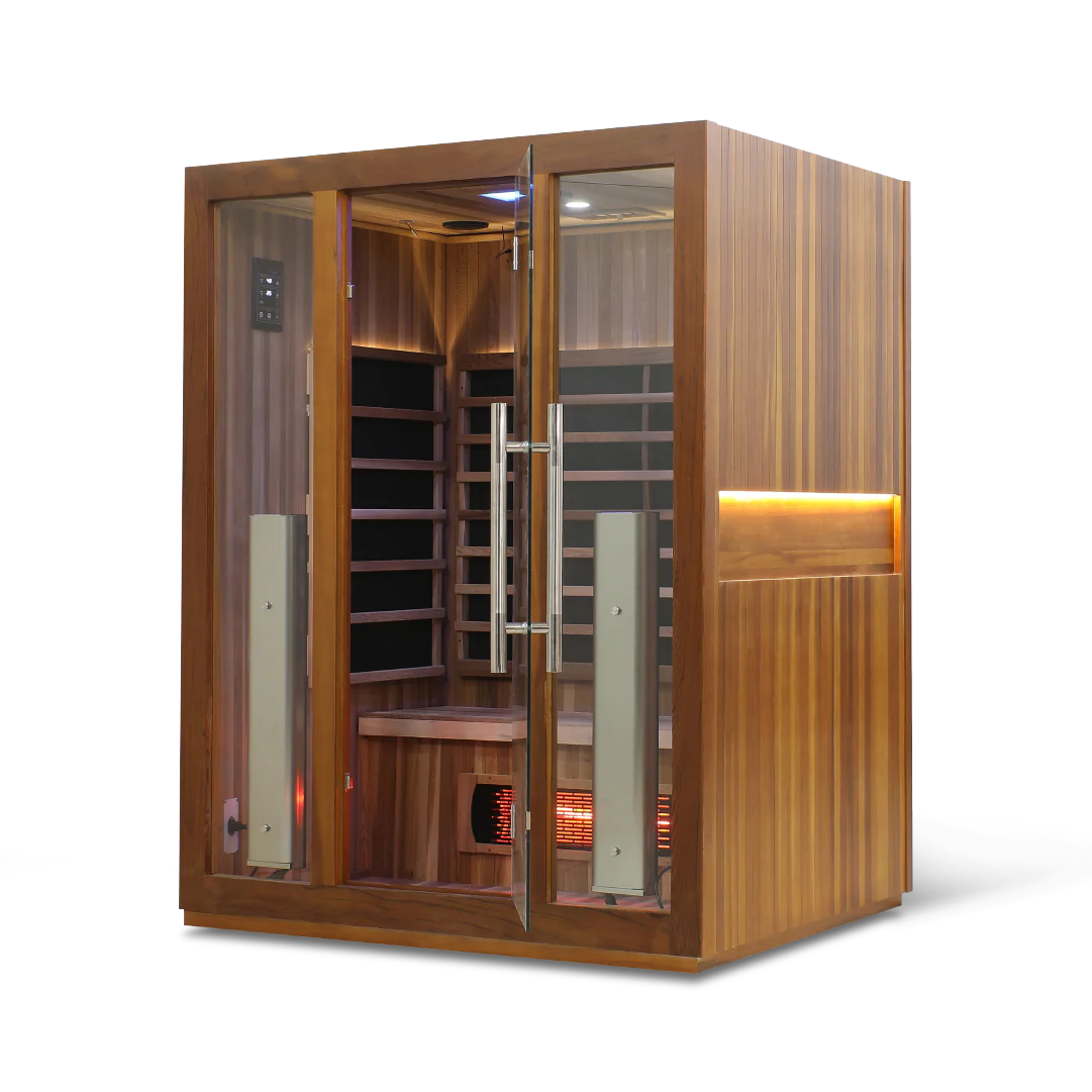 The HealthSmart 3-Person Full Spectrum "smart" WIFI Infrared Sauna