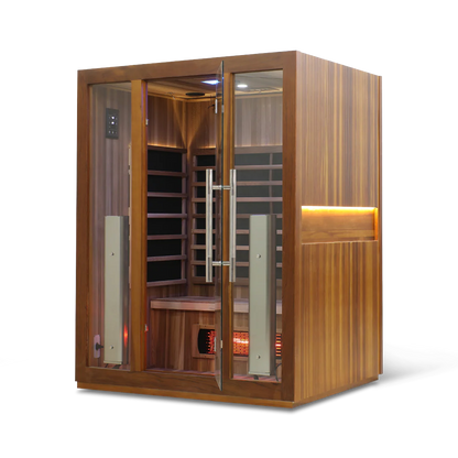 The HealthSmart 3-Person Full Spectrum "smart" WIFI Infrared Sauna
