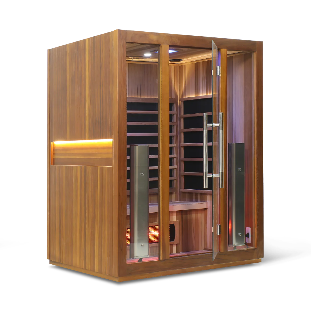 The HealthSmart 3-Person Full Spectrum "smart" WIFI Infrared Sauna