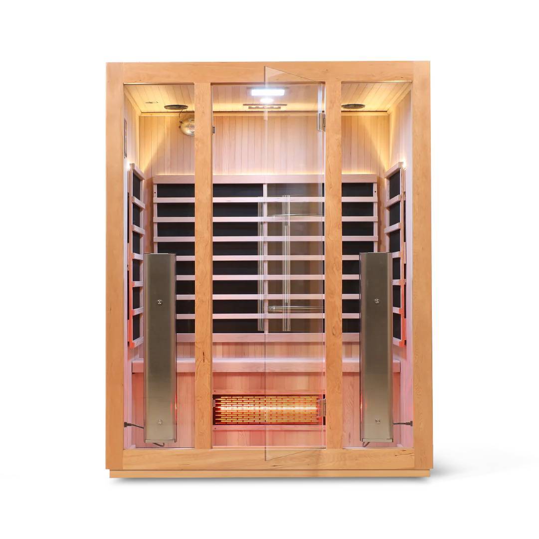 The HealthSmart 3-Person Full Spectrum "smart" WIFI Infrared Sauna