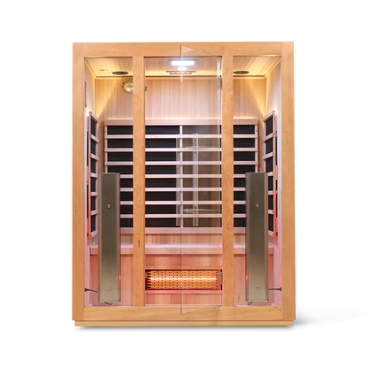 The HealthSmart 3-Person Full Spectrum "smart" WIFI Infrared Sauna